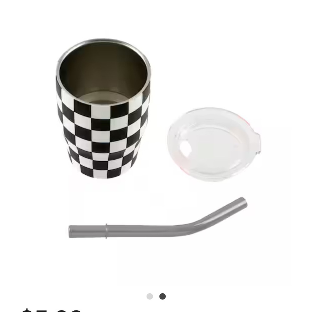 Mini Checkered Tumbler